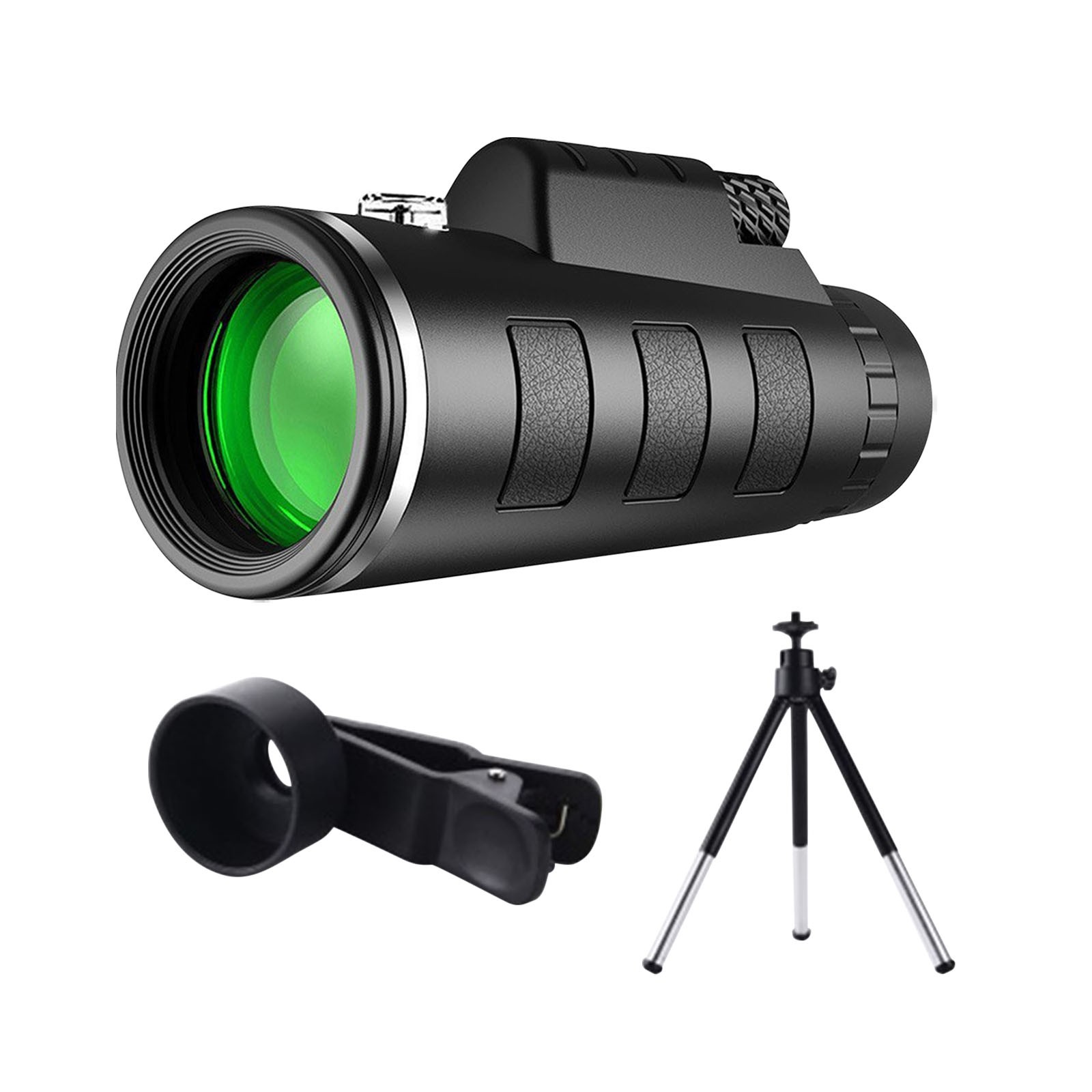 Binoculars for Adults and Kids, 40X60 Single Tube Telescope High-definition And High-power Low Light Night Vision With Compass, Outdoor Camera With Mobile Phone